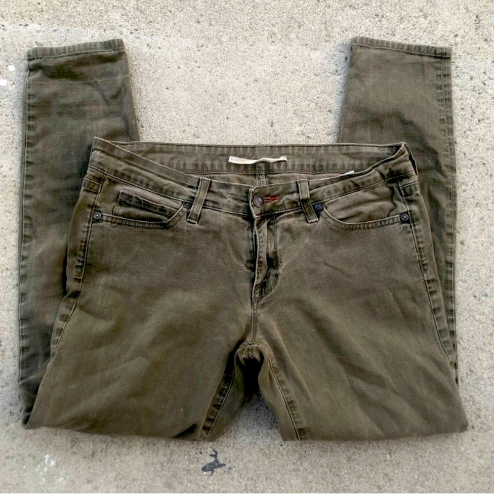 Olive Green Skinny Jeans 🫒